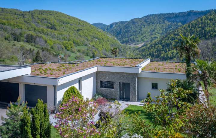 Terrasse végétalisée Oyonnax